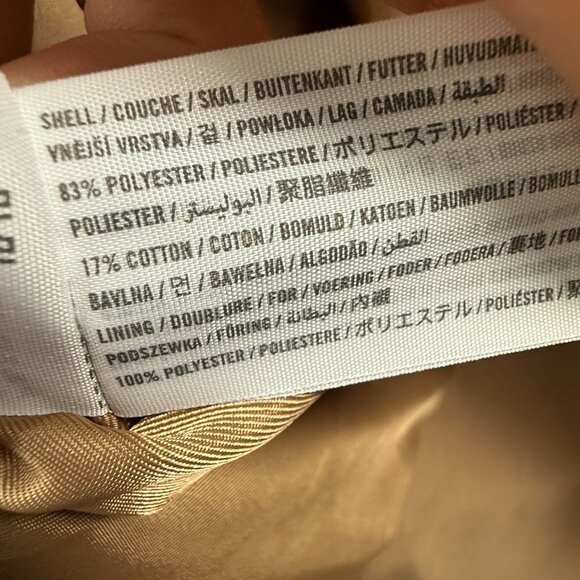 Abercrombie & Fitch Classic Trench Coat Full Length Waterproof Size M NWOT - Picture 9 of 13